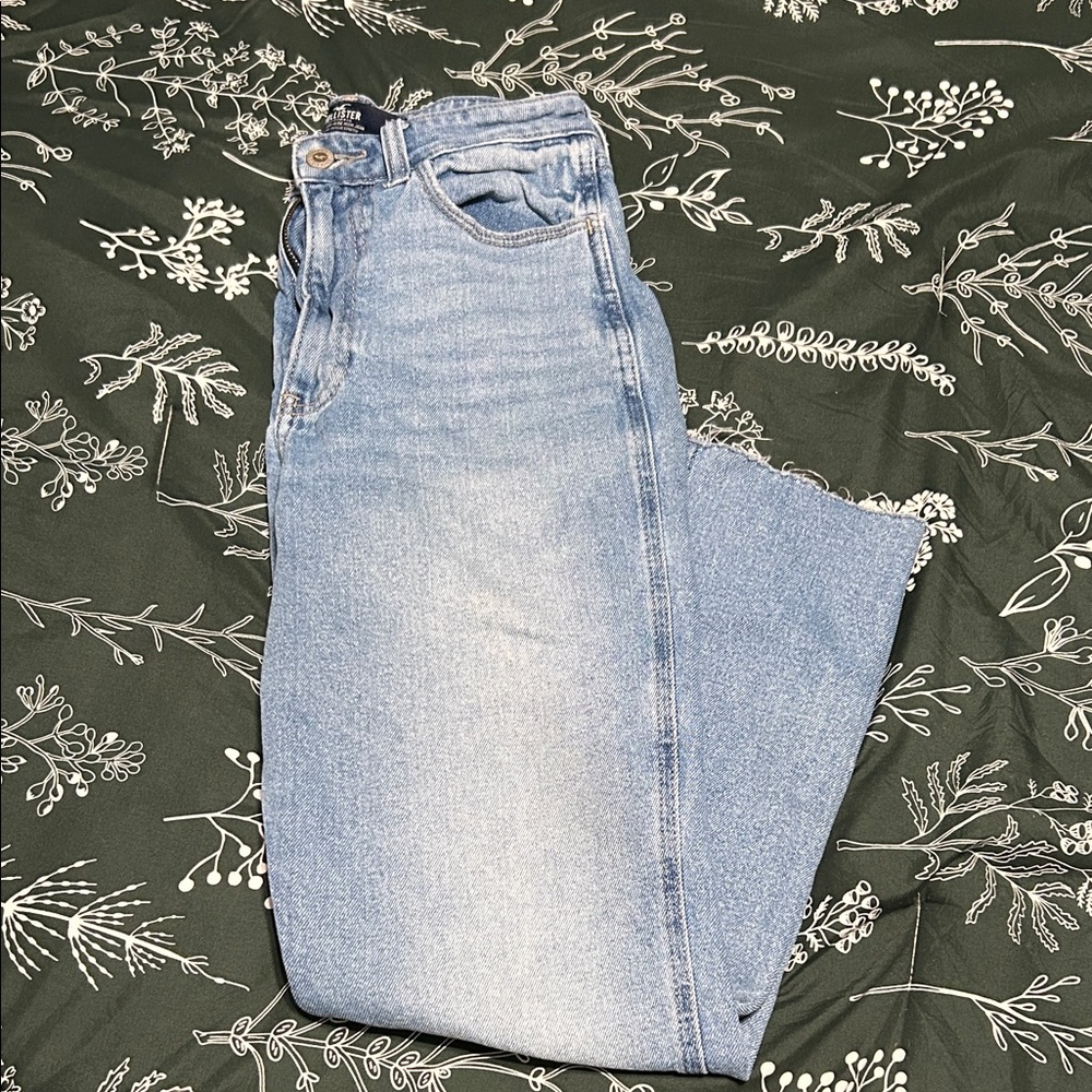Hollister Light Blue Straight Leg Jeans